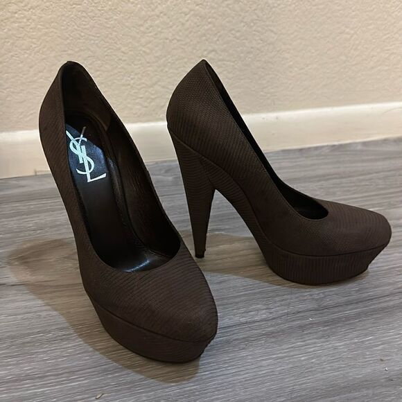Yves Saint Laurent HEELS SIZE 38 - Picture 3 of 14